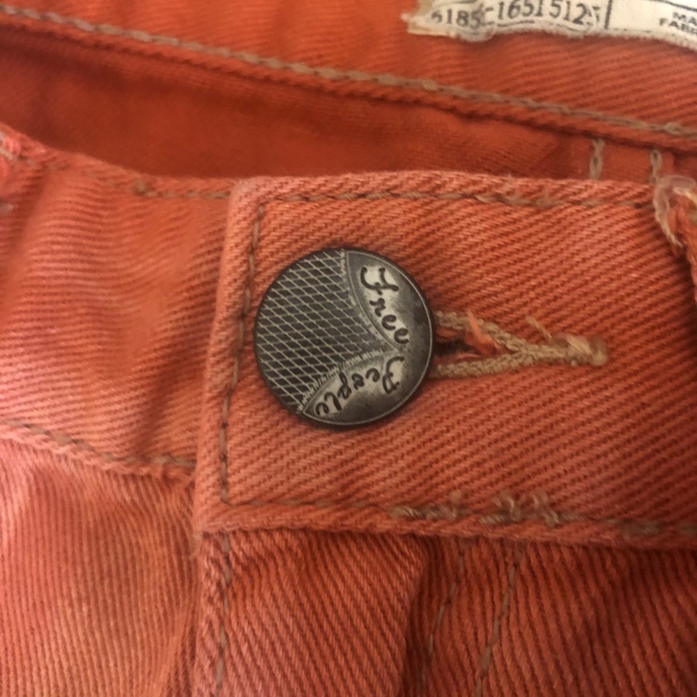 Free People Orange Shorts - Picture 4 of 8